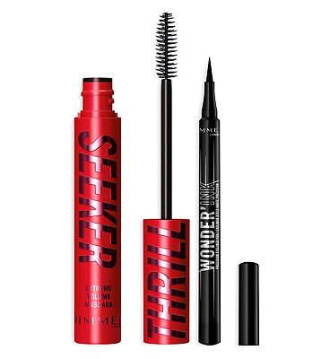 Click to view product details and reviews for Rimmel Thrillseeker Extreme Eye Bundle In Black.