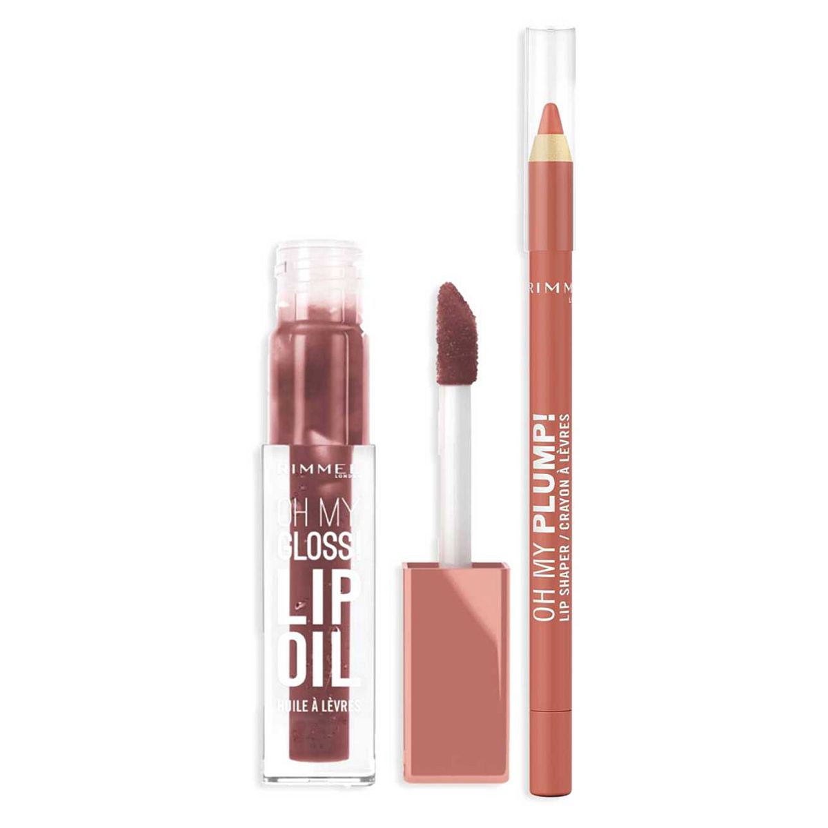 Rimmel London Rimmel Plumping Cappuccino Lip Bundle: & Café Latte