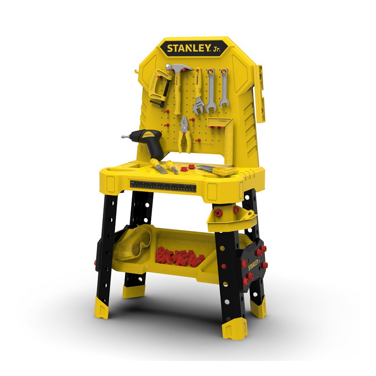 Stanley Red Toolbox Jr Workbench Drill And Tool Set