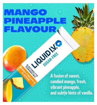 Liquid I.V.® Sugar Free Mango Pineapple Electrolyte Powder Mix 6 Sachets (6)