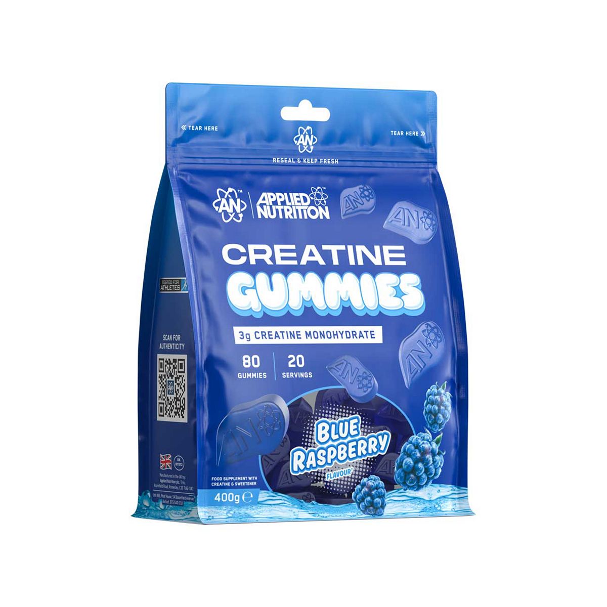 Applied Nutrition Creatine Gummies Blue Raspberry 400G