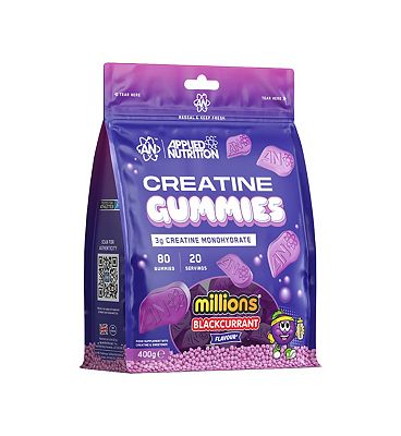 Click to view product details and reviews for Applied Nutrition Creatine Gummies Millions Blackcurrant 400g.