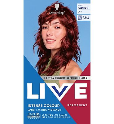 Schwarzkopf LIVE 043 Red Passion Permanent Hair Dye