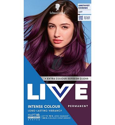 Schwarzkopf LIVE U69 Amethyst Chrome Permanent Hair Dye