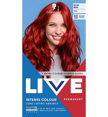 Schwarzkopf LIVE Intense Colour L75 Deep Red Permanent Hair Dye
