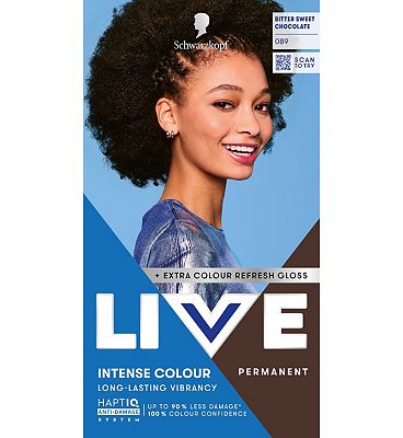 Schwarzkopf Live Intense Colour 089 Bitter Sweet Chocolate Permanent Hair Dye