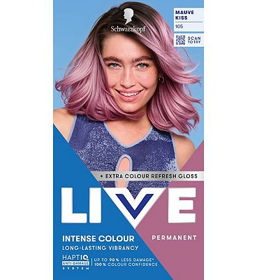 Schwarzkopf Live Intense Colour 105 Mauve Kiss Permanent Hair Dye