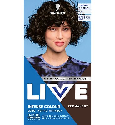 Schwarzkopf LIVE 880 Tempting Chocolate Permanent Hair Dye