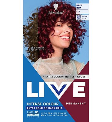 Schwarzkopf LIVE Intense Colour L75 Deep Red Permanent Hair Dye (2)