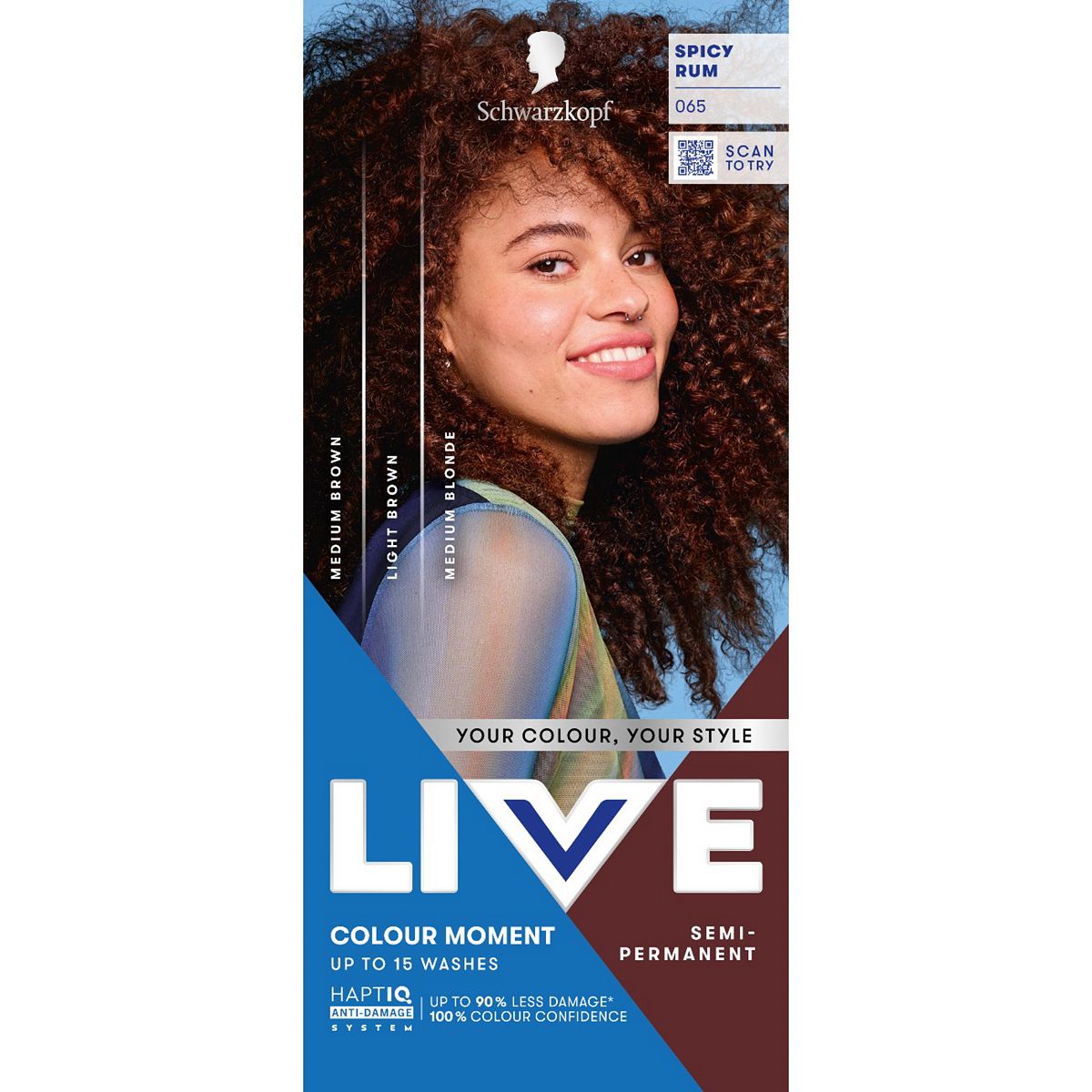 Schwarzkopf Live Colour Moment 065 Spicy Rum Semi-Permanent Hair Dye