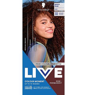 Click to view product details and reviews for Schwarzkopf Live Colour Moment 065 Spicy Rum Semi Permanent Hair Dye.