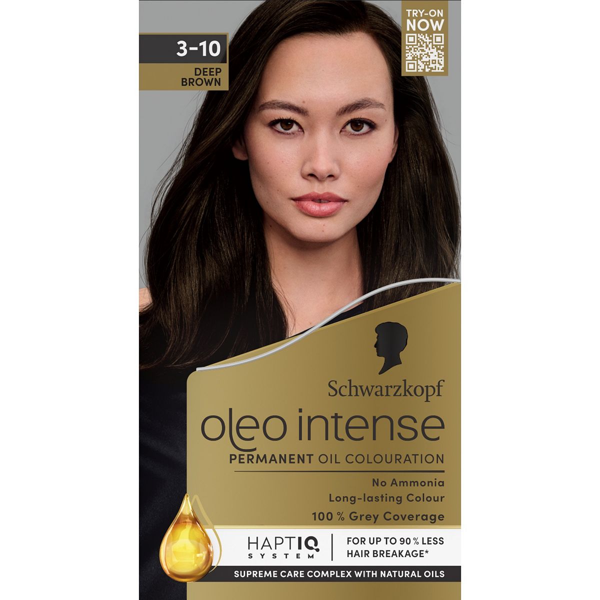 Schwarzkopf Oleo Intense Permanent Oil Colouration 3-10 Deep Brown Hair Dye