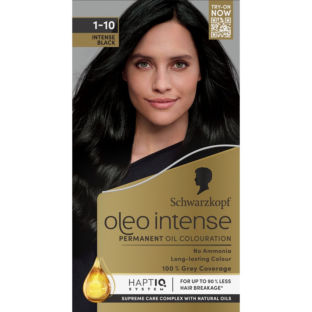 Schwarzkopf Oleo Intense Permanent Oil Colouration 1-10 Black