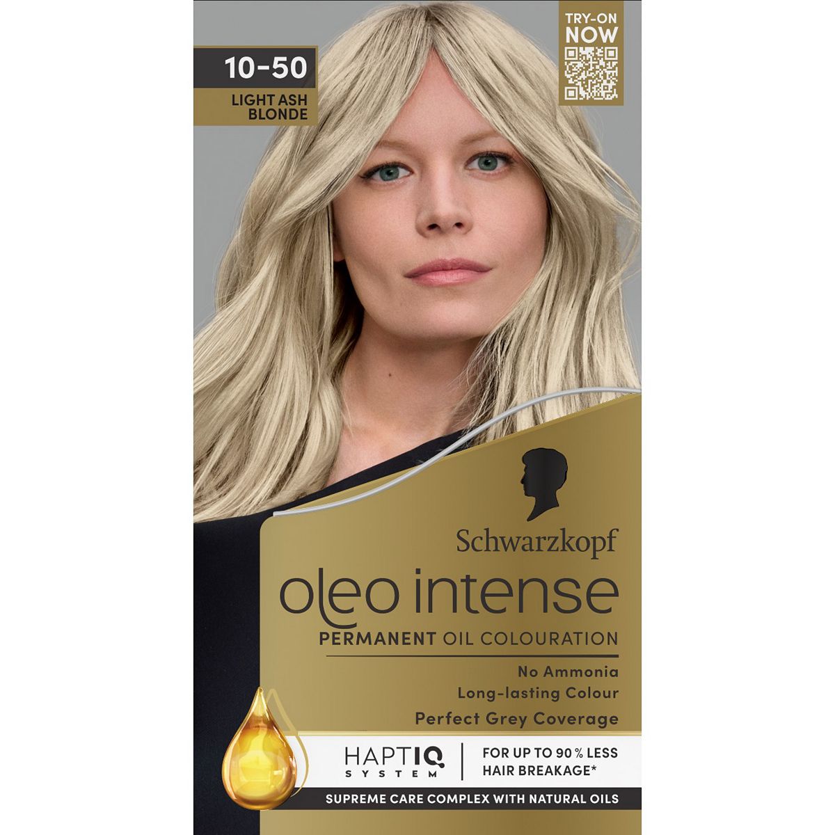 Schwarzkopf Oleo Intense Permanent Oil Colouration 10-50 Light Ash Blonde