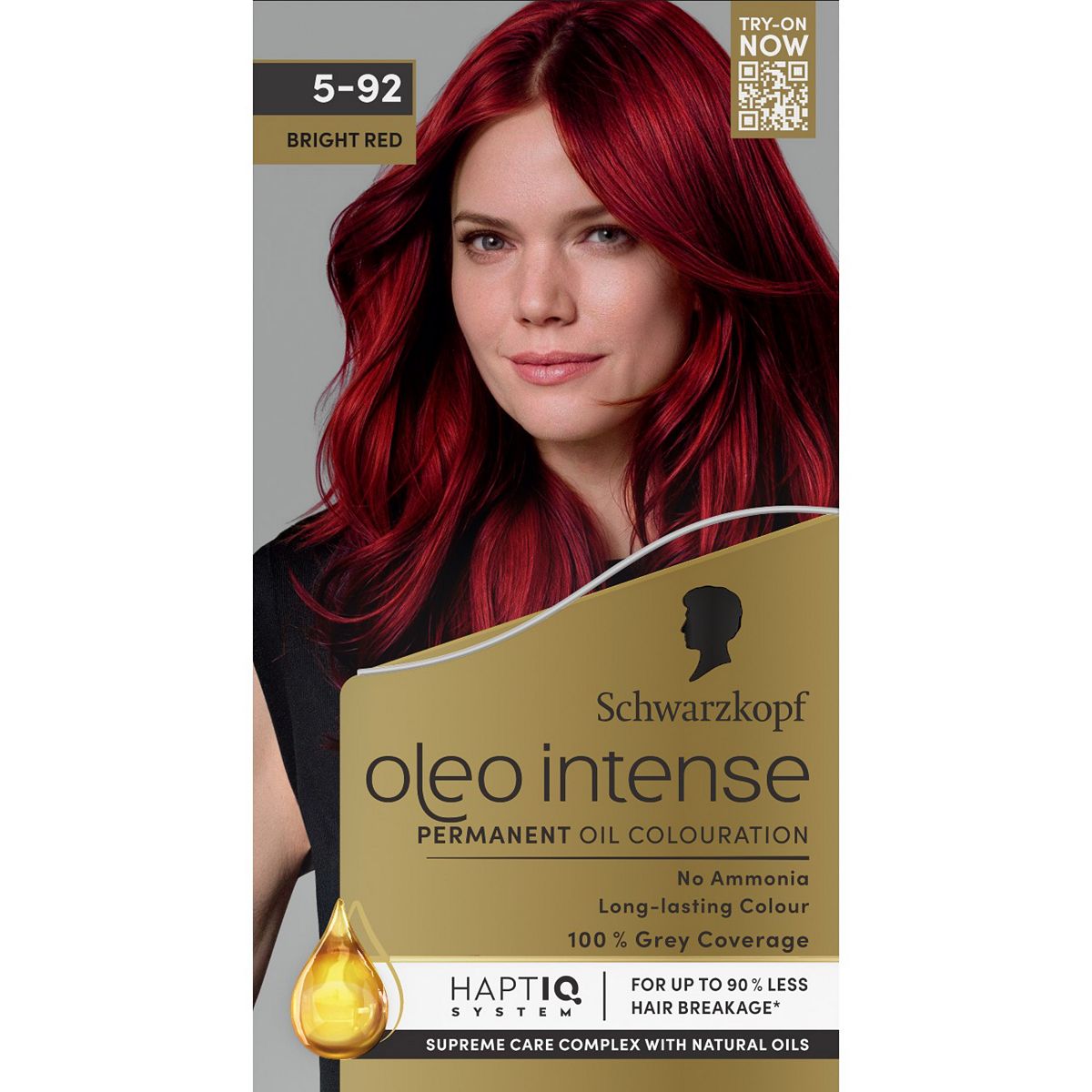 Schwarzkopf Oleo Intense Permanent Oil Colouration 5-92 Bright Red Hair Dye