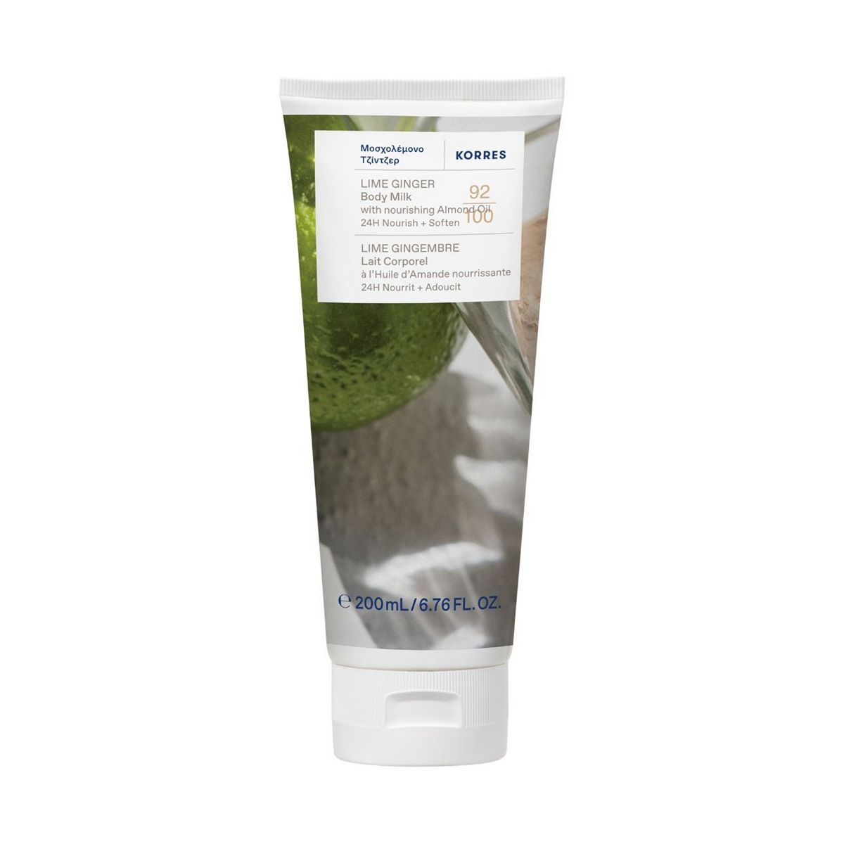 Korres Lime Ginger Body Milk200 ml, 200ml
