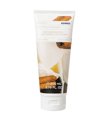 Click to view product details and reviews for Korres Vanilla Cinnamon Body Milk 200ml.