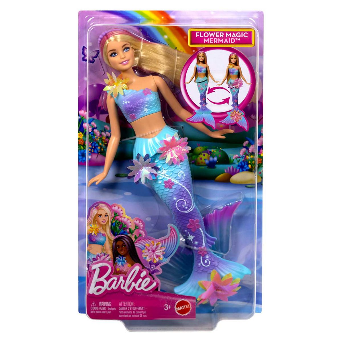 Barbie Mattel Flower Magic Mermaid