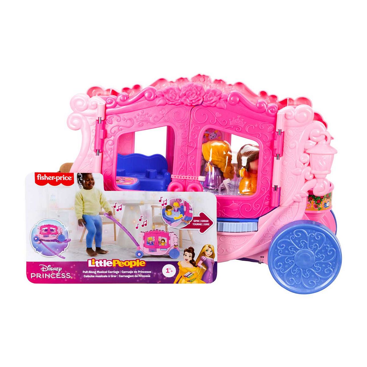 Fisher Price Mattel Little People Disney Princess Vehicle