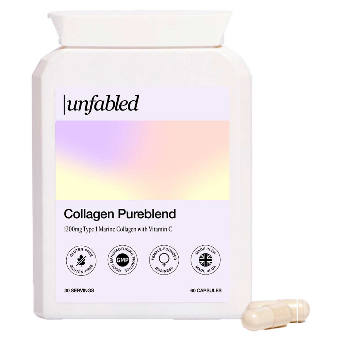 Unfabled Collagen Pureblend Capsules 60S