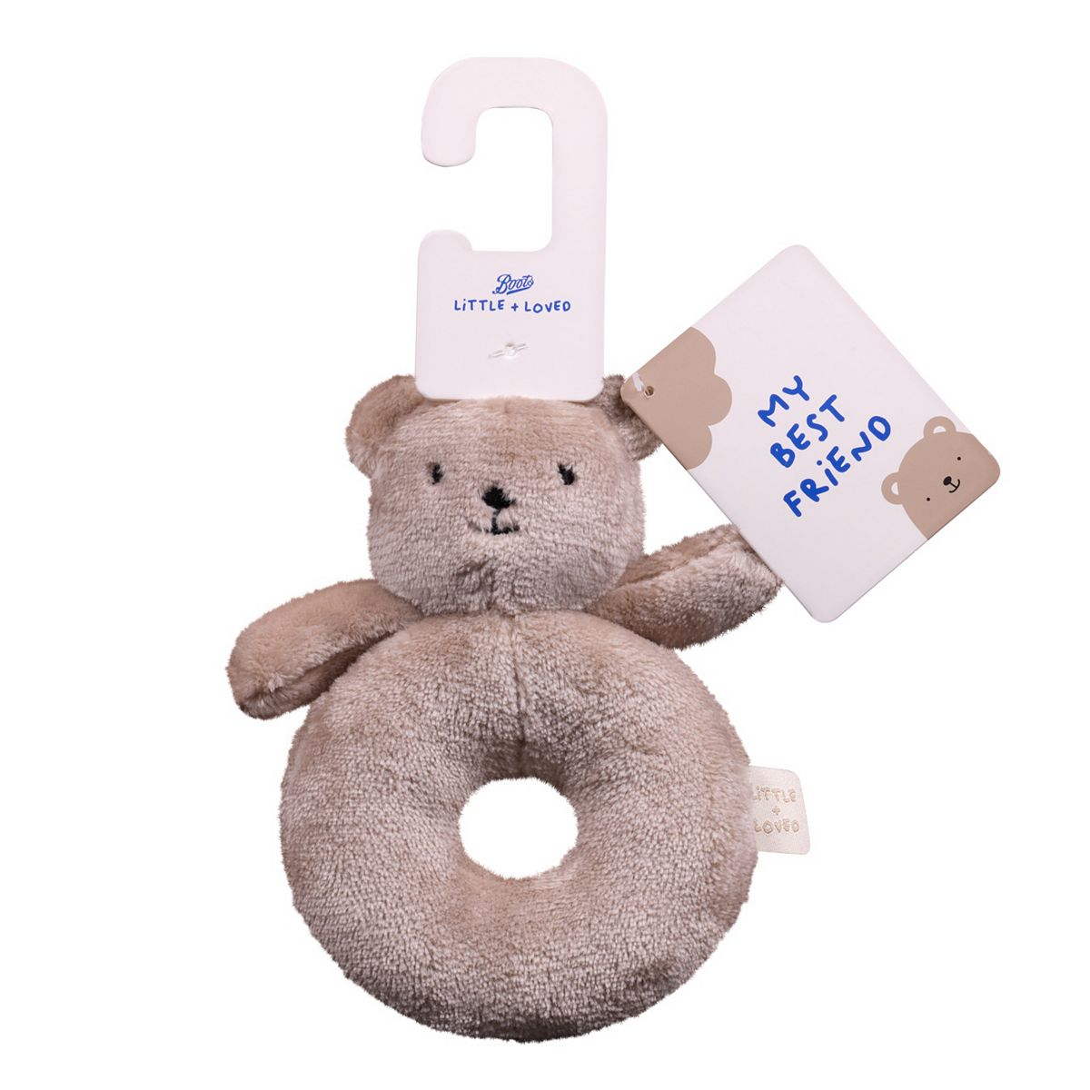   Baby Little + Loved Bear Rattle