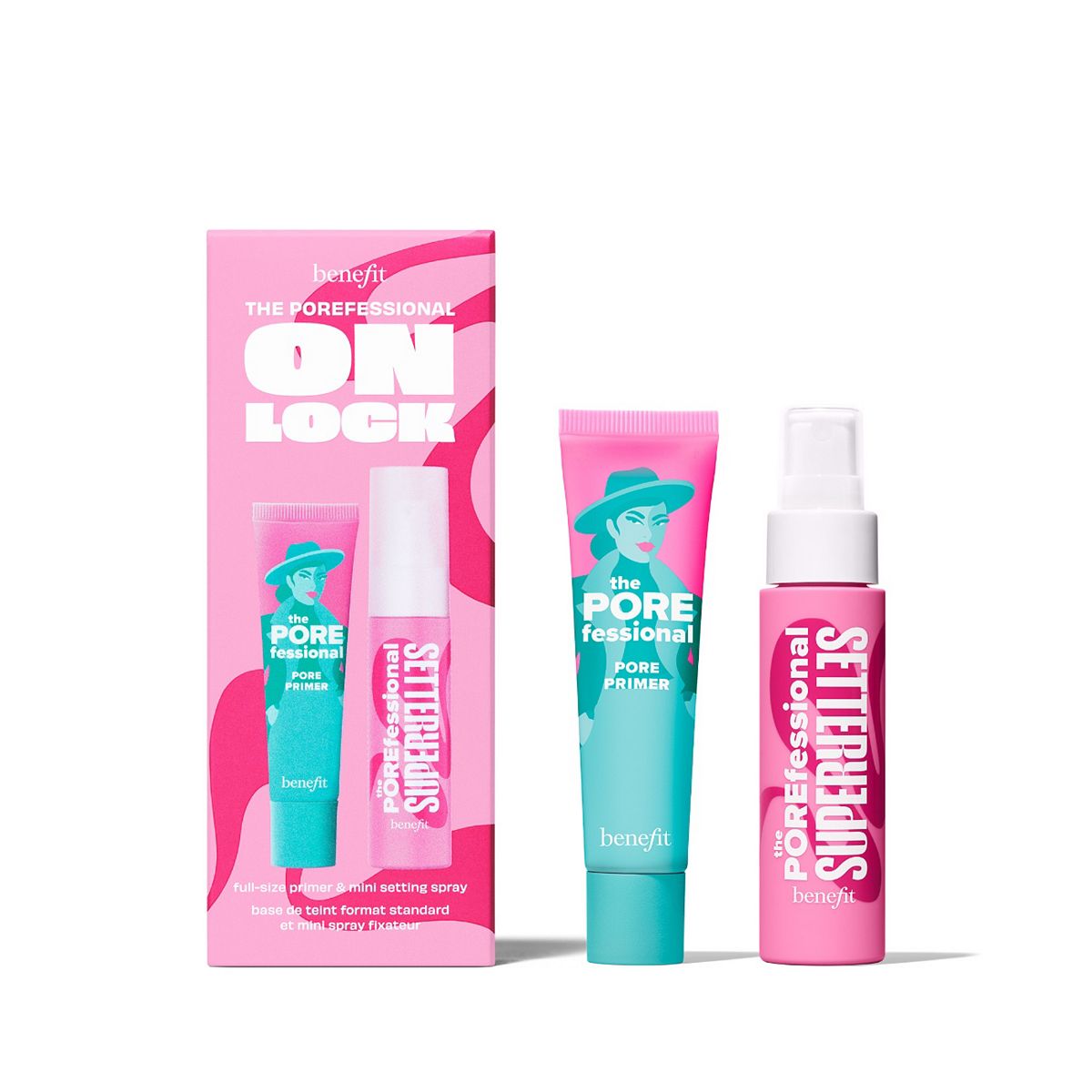 Benefit The Porefessional On Lock - Full-Size Pore Primer & Mini Setting Spray Duo