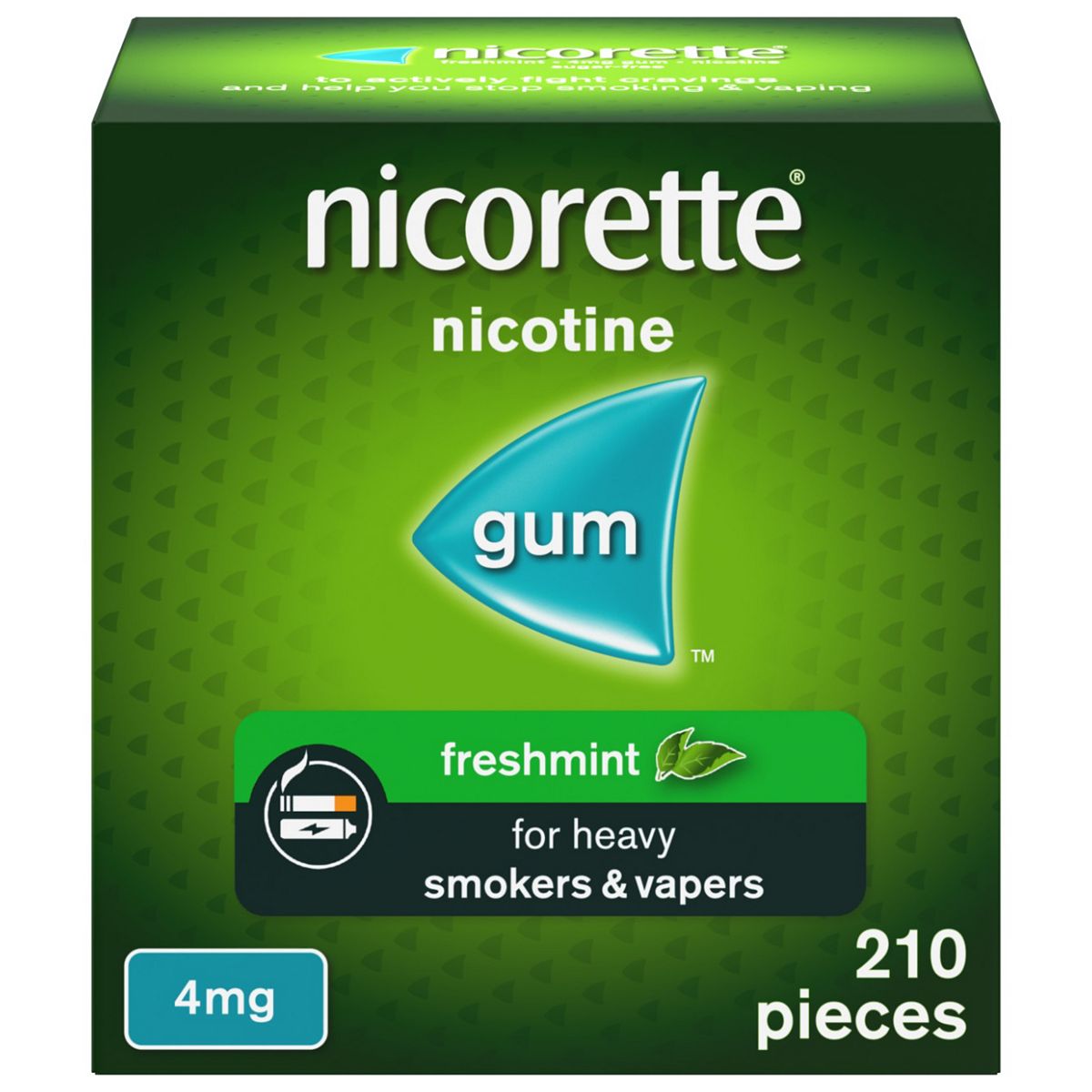 Nicorette Freshmint 4Mg Gum – 210 Pieces