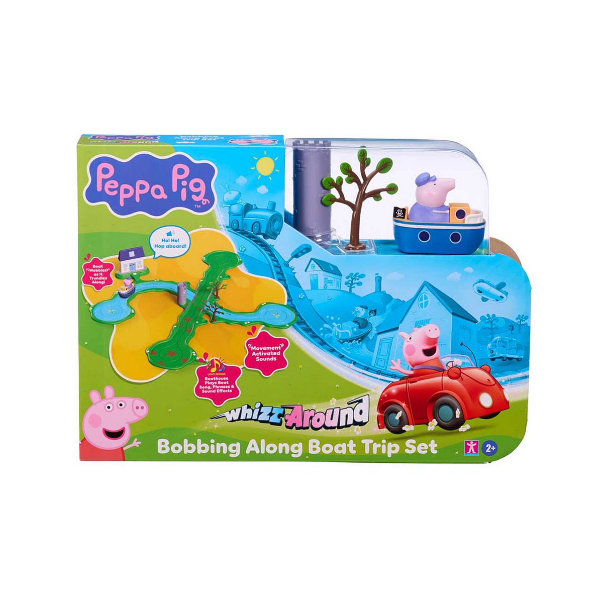 Peppa Pig Character Options Whizz Around Bobbing Along Boatset