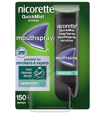 Nicorette Quickmist Spearmint /spray Mouthspray - 13.2Ml, 1mg