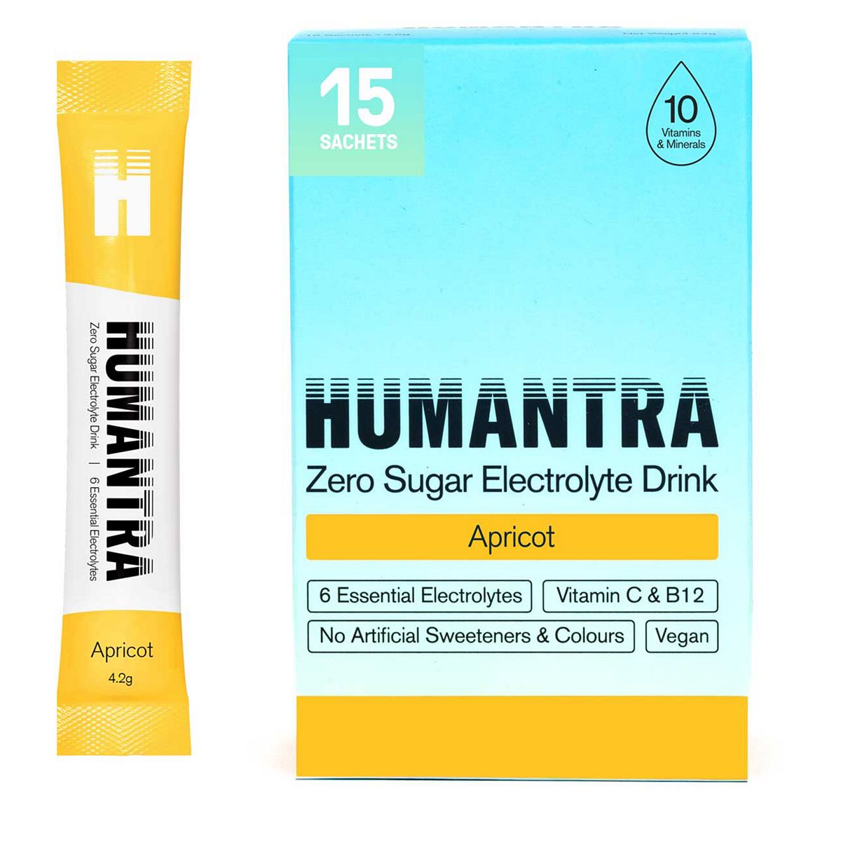 Humantra Apricot Electrolyte Powder 15 X 4.2G Sachets