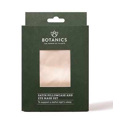 Click to view product details and reviews for Botanics Satin Pillowcase And Eye Mask Set.
