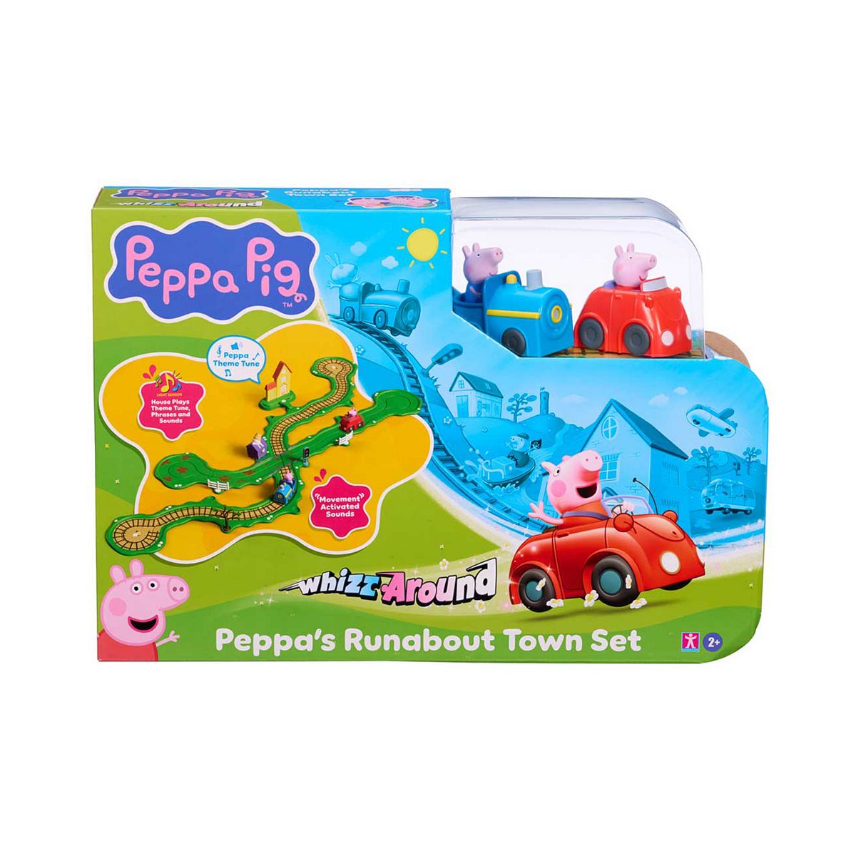 Peppa Pig Character Options Whizz Around Runabout Town Set