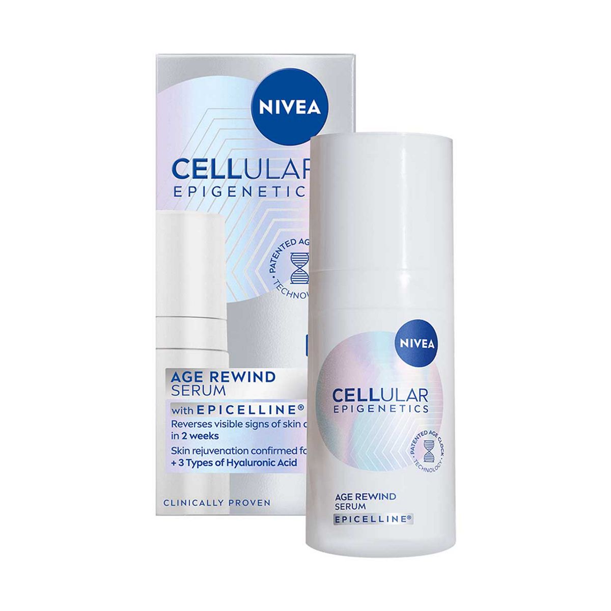 Nivea Cellular Epigenetics Age Rewind Face Serum With Epicelline, 15ml