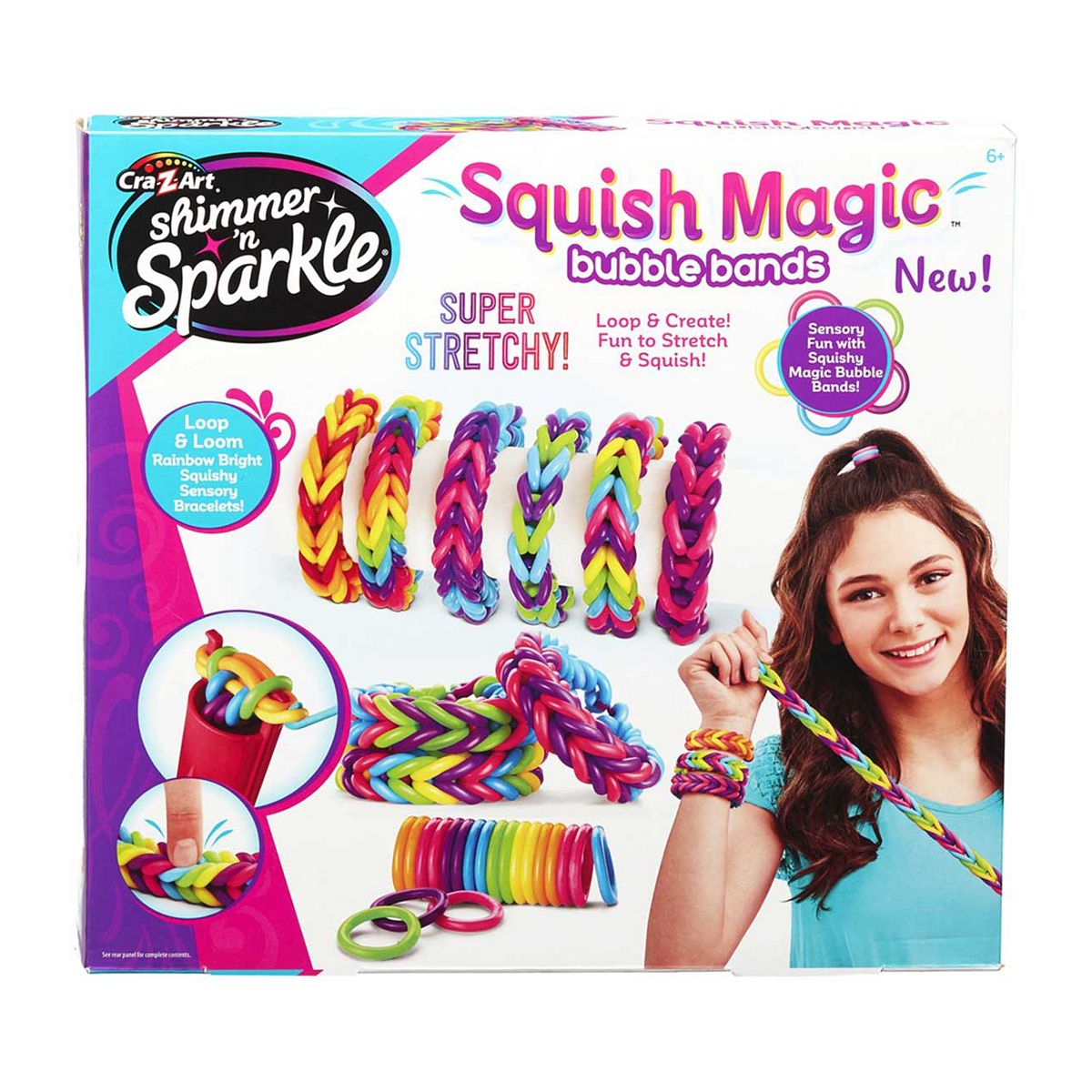 Shimmer N Sparkle Character Options Shimmer N Spark Squish Mgic Bubble Bands