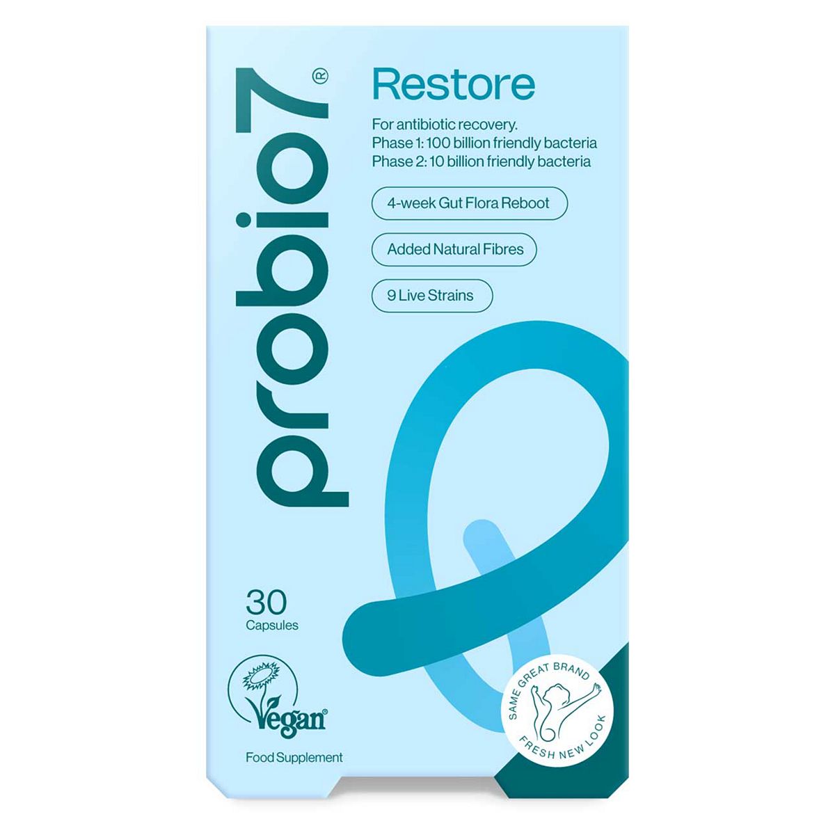 Probio 7 Probio7 Restore 4 Week Gut Support For Antibiotic Recovery 30 Capsules