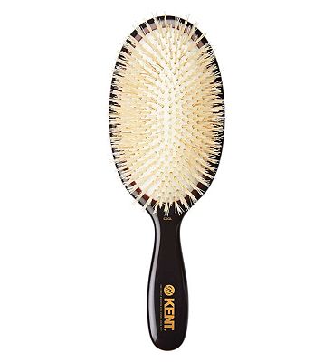 Click to view product details and reviews for Kent Brushes Classic Shine Large Soft White Pure Bristle Hairbrush Csgl.
