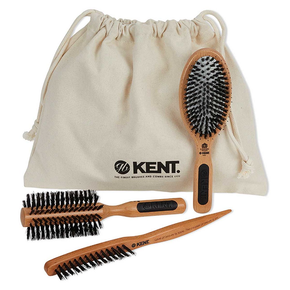 Kent Brushes Hairbrush Essentials Gift Set