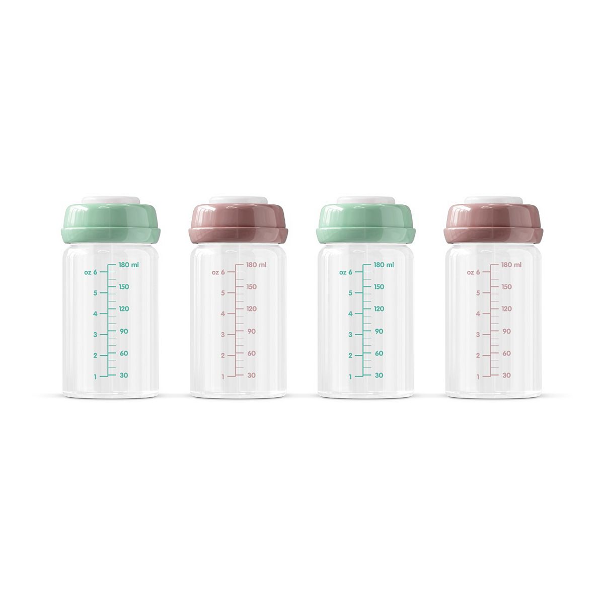 Ana Baby Glass Breastmilk Storage Bottles Pack Of Four 180Ml