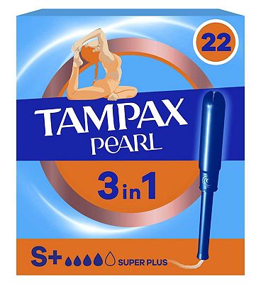 Pearl Super Plus Tampons With Applicator x22