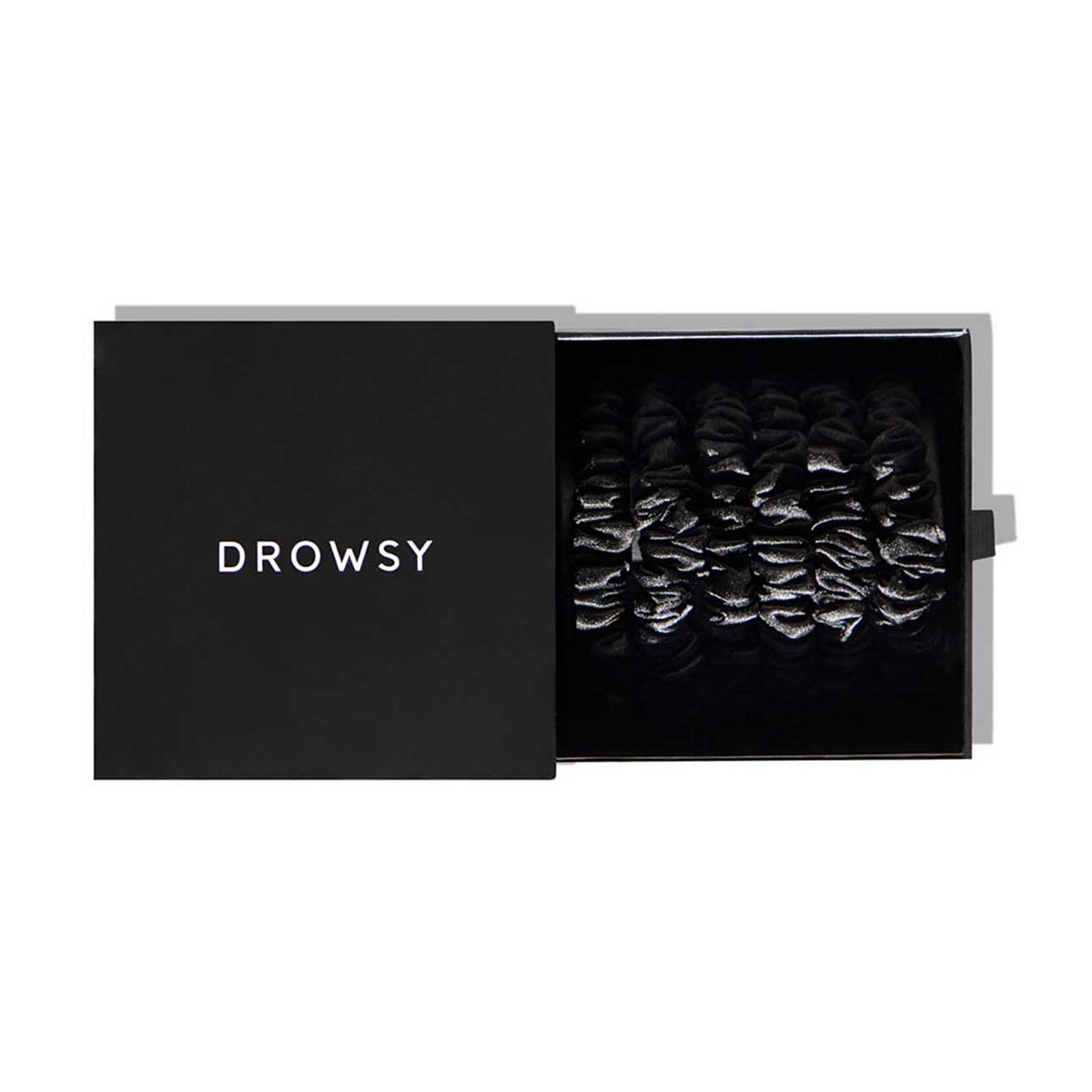 Drowsy Sleep Black Jade Skinny Scrunchie Set Multicolor
