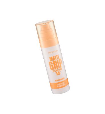 Click to view product details and reviews for Collection Matte Grip Setting Spray Mattifying 80ml.