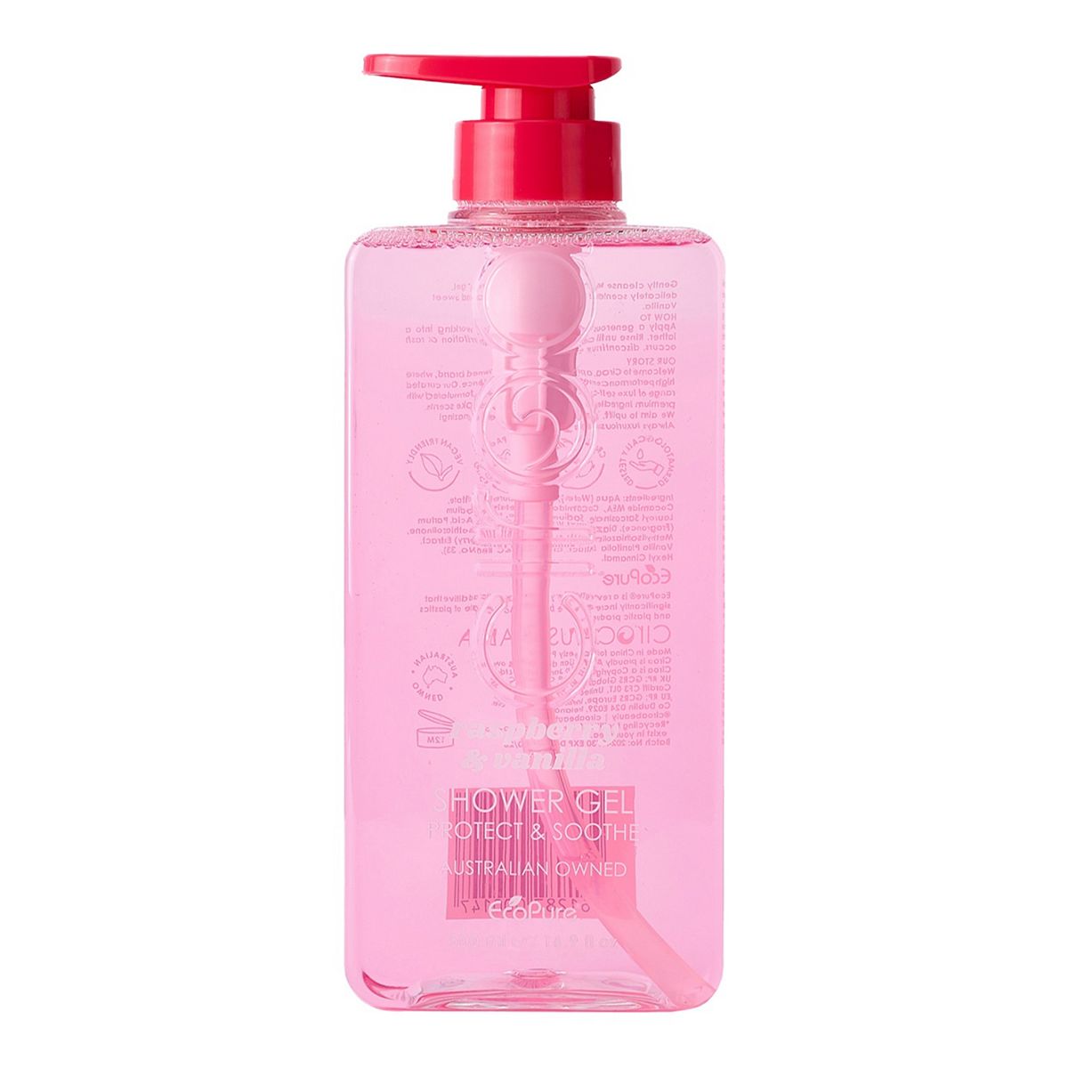 CIROA Raspberry And Vanilla Shower Gel 500ml