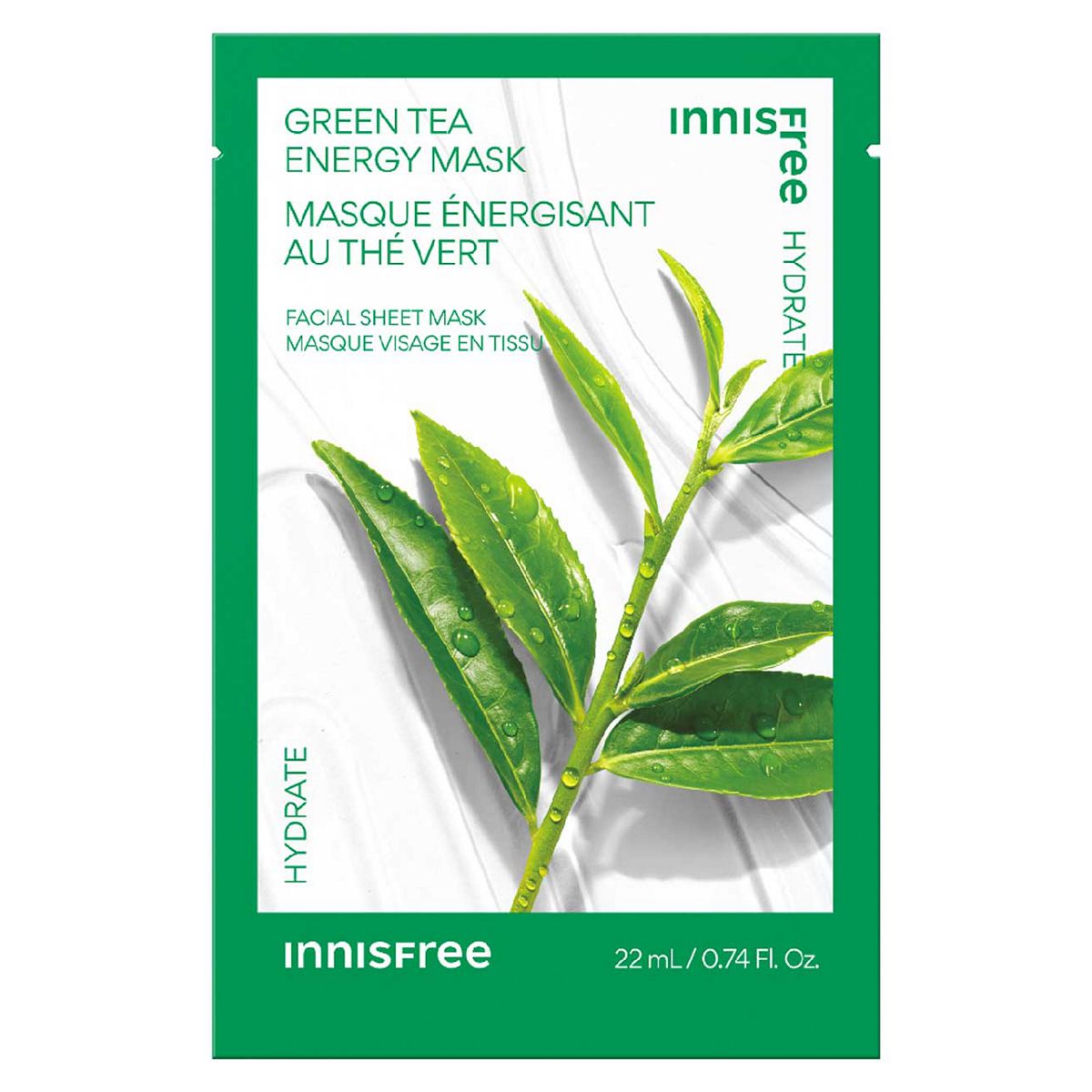Innisfree Green Tea Energy Sheet Mask 22ml