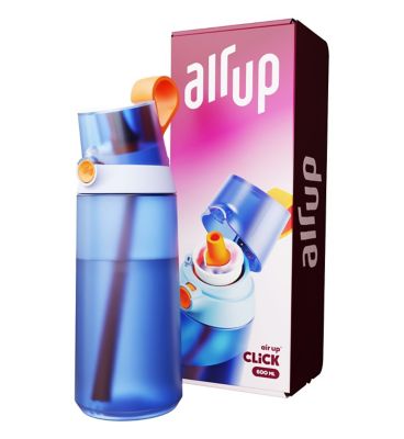 Mini Sipper Double Trouble Bundle - incl 6 pods - Air up fles bundel 600 ml - Blauw en Roze - Blue and Pink