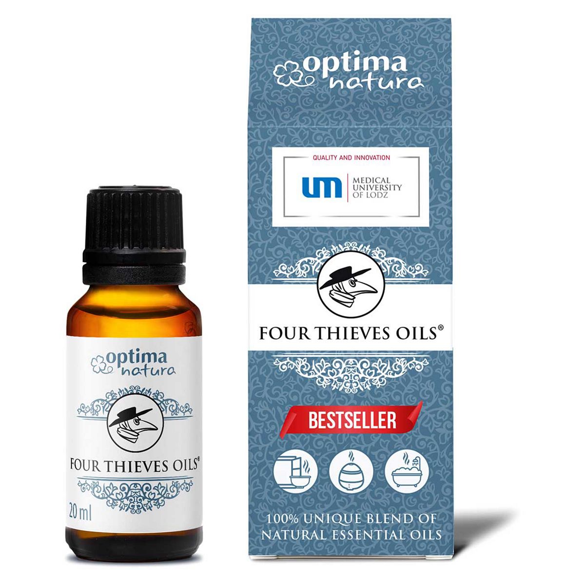 OPTIMA NATURA Four Thieves Oils Aromatherapy 20ml