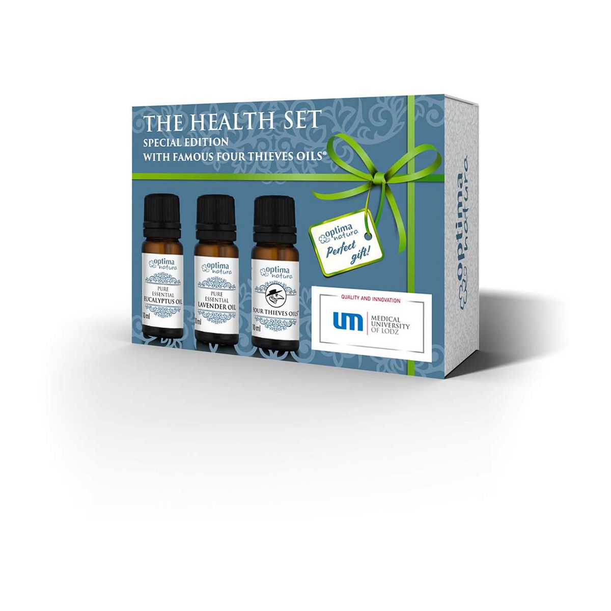 OPTIMA NATURA Health Set Aromatherapy Four Thieves Oils Eucalyptus Lavender