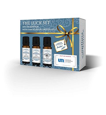 Click to view product details and reviews for Optima Natura Luck Set Aromatherapy Four Thieves Oils Mint Orange 30ml.