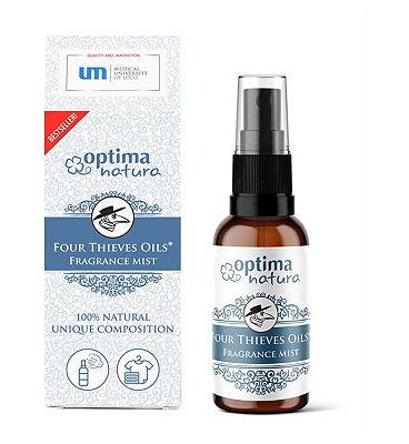 Click to view product details and reviews for Optima Natura Four Thieves Oils Fragrance Mist 50ml.
