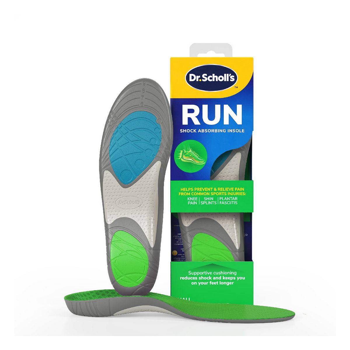 Scholl Dr. 'S Run Shock Absorbing Insoles - Small