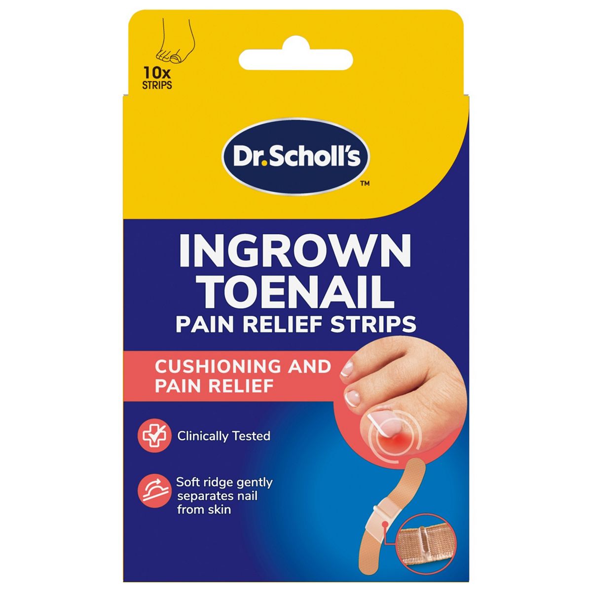 Scholl Dr. 'S Ingrown Toenail Pain Relief Strips